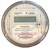 Photo of an electric meter